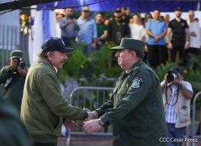 Desfile “Pueblo Ejército” en honor a los 44 años de su fundación del Ejército de Nicaragua