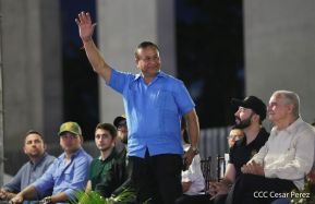 Desfile “Pueblo Ejército” en honor a los 44 años de su fundación del Ejército de Nicaragua