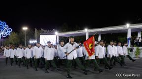 Desfile “Pueblo Ejército” en honor a los 44 años de su fundación del Ejército de Nicaragua