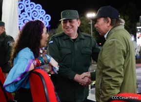 Desfile “Pueblo Ejército” en honor a los 44 años de su fundación del Ejército de Nicaragua