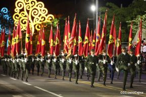 Desfile “Pueblo Ejército” en honor a los 44 años de su fundación del Ejército de Nicaragua