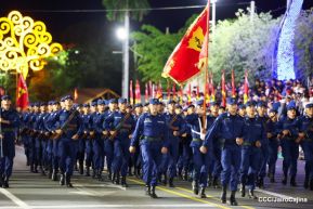 Desfile “Pueblo Ejército” en honor a los 44 años de su fundación del Ejército de Nicaragua