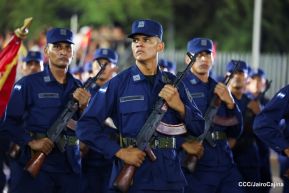 Desfile “Pueblo Ejército” en honor a los 44 años de su fundación del Ejército de Nicaragua