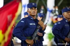Desfile “Pueblo Ejército” en honor a los 44 años de su fundación del Ejército de Nicaragua