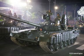 Desfile “Pueblo Ejército” en honor a los 44 años de su fundación del Ejército de Nicaragua