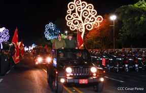 Desfile “Pueblo Ejército” en honor a los 44 años de su fundación del Ejército de Nicaragua