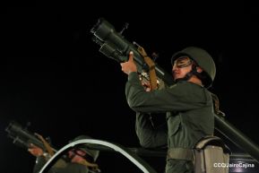 Desfile “Pueblo Ejército” en honor a los 44 años de su fundación del Ejército de Nicaragua