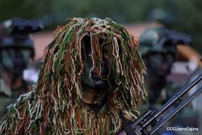 Desfile “Pueblo Ejército” en honor a los 44 años de su fundación del Ejército de Nicaragua
