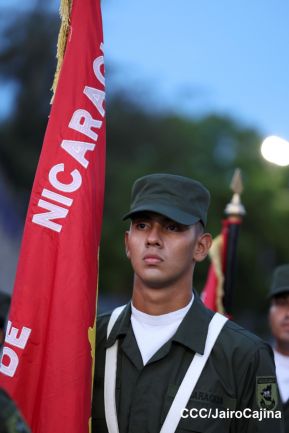 Desfile “Pueblo Ejército” en honor a los 44 años de su fundación del Ejército de Nicaragua
