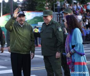 Desfile “Pueblo Ejército” en honor a los 44 años de su fundación del Ejército de Nicaragua