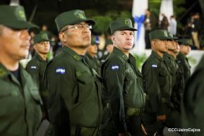 Desfile “Pueblo Ejército” en honor a los 44 años de su fundación del Ejército de Nicaragua