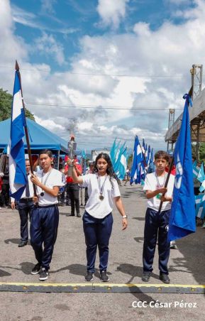 Antorcha de la Libertad Centroamericana recorre nuestra Nicaragua Bendita