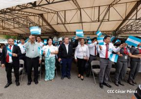 Antorcha de la Libertad Centroamericana recorre nuestra Nicaragua Bendita