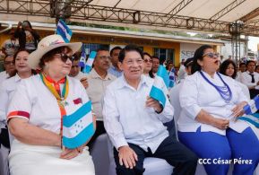 Antorcha de la Libertad Centroamericana recorre nuestra Nicaragua Bendita