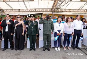 Antorcha de la Libertad Centroamericana recorre nuestra Nicaragua Bendita