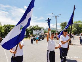Antorcha de la Libertad Centroamericana recorre nuestra Nicaragua Bendita