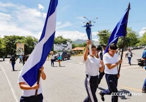 Antorcha de la Libertad Centroamericana recorre nuestra Nicaragua Bendita