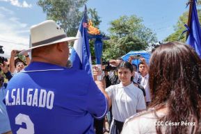 Antorcha de la Libertad Centroamericana recorre nuestra Nicaragua Bendita