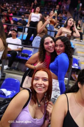 Concierto de Mora en el Polideportivo Alexis Argüello de Managua, Nicaragua