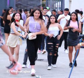 Concierto de Mora en el Polideportivo Alexis Argüello de Managua, Nicaragua