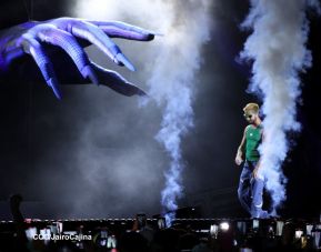Concierto de Mora en el Polideportivo Alexis Argüello de Managua, Nicaragua