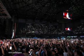 Concierto de Mora en el Polideportivo Alexis Argüello de Managua, Nicaragua