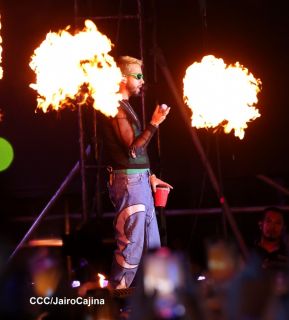 Concierto de Mora en el Polideportivo Alexis Argüello de Managua, Nicaragua