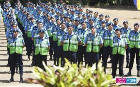 Nicaragua cuenta con nuevos oficiales de policía al servicio del pueblo
