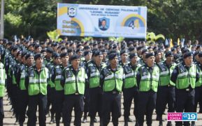 Nicaragua cuenta con nuevos oficiales de policía al servicio del pueblo