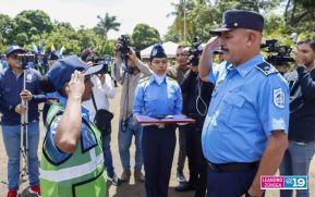 Nicaragua cuenta con nuevos oficiales de policía al servicio del pueblo