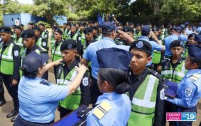 Nicaragua cuenta con nuevos oficiales de policía al servicio del pueblo