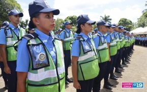 Nicaragua cuenta con nuevos oficiales de policía al servicio del pueblo