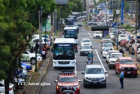 Nicaragua recibe buses procedentes de la República Popular China