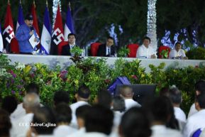 Entrega de 250 buses provenientes de China a transportistas de Managua y Ciudad Sandino