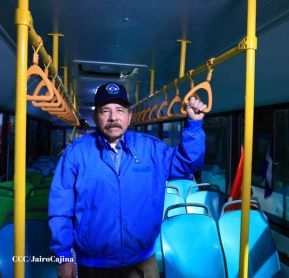 Entrega de 250 buses provenientes de China a transportistas de Managua y Ciudad Sandino