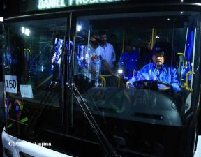 Entrega de 250 buses provenientes de China a transportistas de Managua y Ciudad Sandino