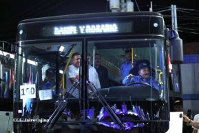 Entrega de 250 buses provenientes de China a transportistas de Managua y Ciudad Sandino