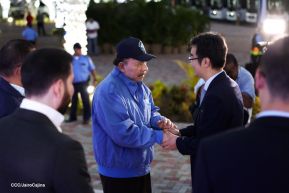 Entrega de 250 buses provenientes de China a transportistas de Managua y Ciudad Sandino