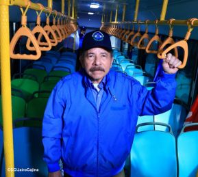 Entrega de 250 buses provenientes de China a transportistas de Managua y Ciudad Sandino
