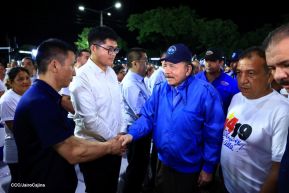 Entrega de 250 buses provenientes de China a transportistas de Managua y Ciudad Sandino