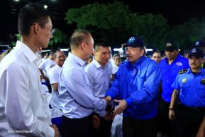 Entrega de 250 buses provenientes de China a transportistas de Managua y Ciudad Sandino