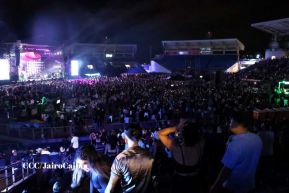 Carín León en concierto en el Estadio Soberanía