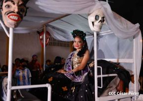 Así fueron recorridas las calles de Masaya por el tradicional desfile de los Agüizotes