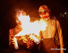 Así fueron recorridas las calles de Masaya por el tradicional desfile de los Agüizotes