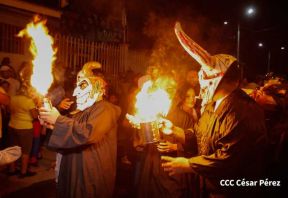 Así fueron recorridas las calles de Masaya por el tradicional desfile de los Agüizotes