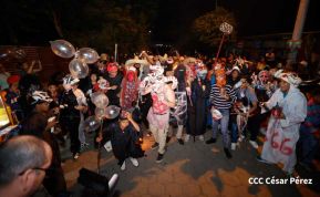 Así fueron recorridas las calles de Masaya por el tradicional desfile de los Agüizotes