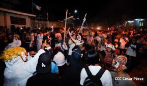 Así fueron recorridas las calles de Masaya por el tradicional desfile de los Agüizotes