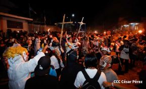 Así fueron recorridas las calles de Masaya por el tradicional desfile de los Agüizotes