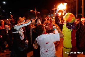 Así fueron recorridas las calles de Masaya por el tradicional desfile de los Agüizotes