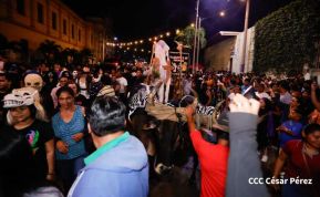 Así fueron recorridas las calles de Masaya por el tradicional desfile de los Agüizotes